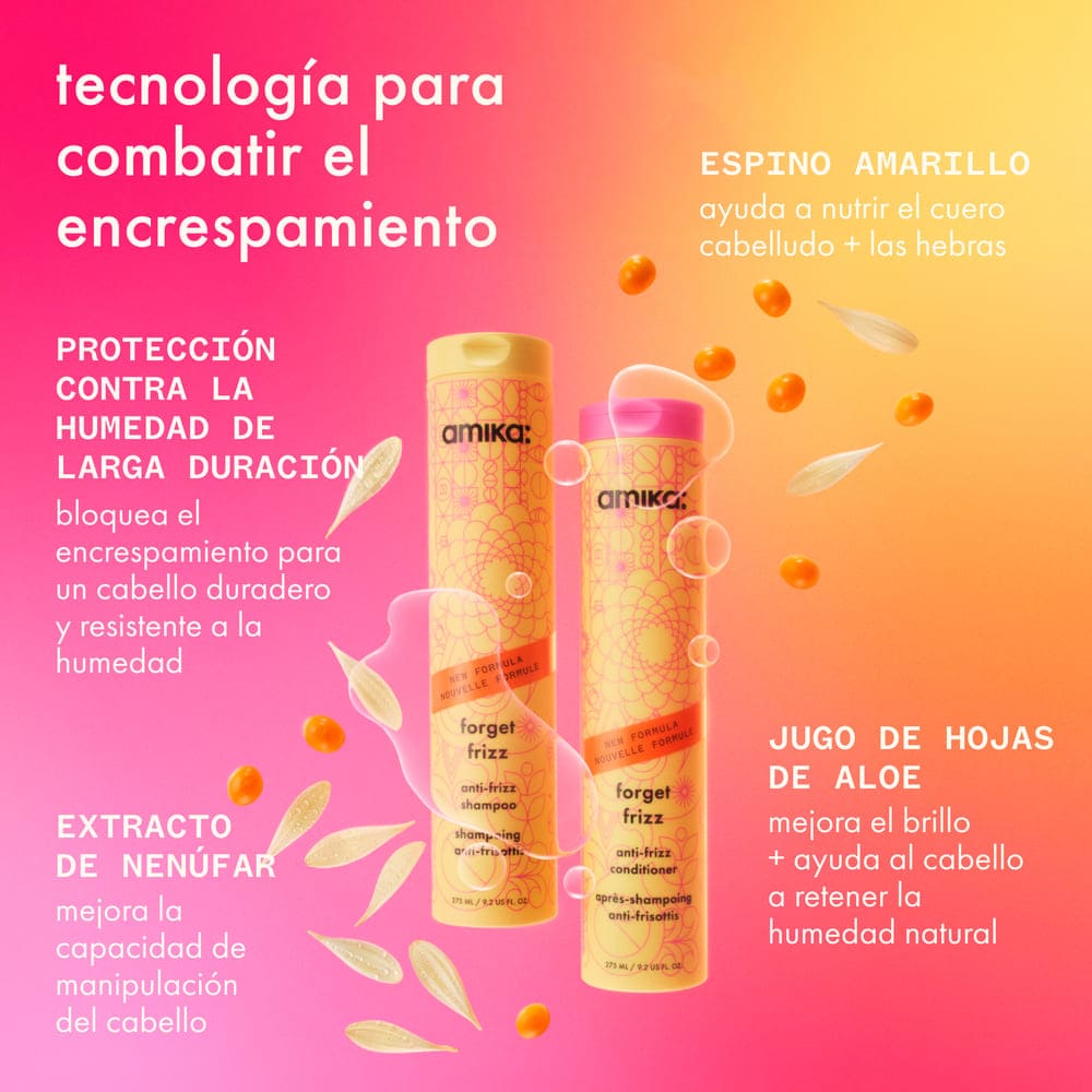 FORGET FRIZZ ANTI-FRIZZ SHAMPOO (CHAMP&Uacute; PARA FRIZZ)